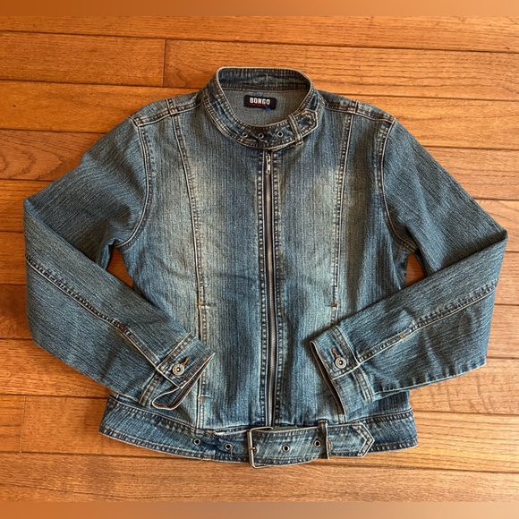 BONGO Jackets & Blazers - Y2K Bongo Jeans denim moto jacket